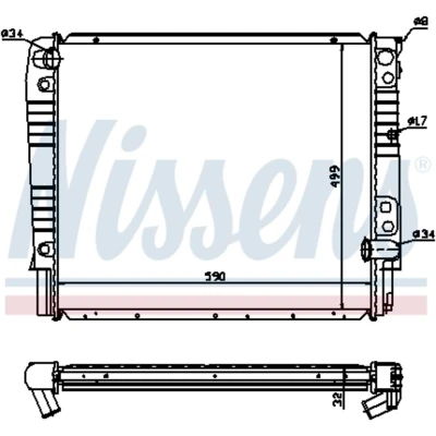 Afbeelding van Nissens Radiateur 65528A