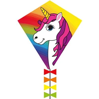 Afbeelding van Invento Eenlijnskindervlieger Eddy Unicorn 45 X 50 Cm