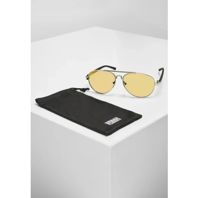 Afbeelding van Urban Classics Mumbo Zonnebril, Heren, Maat: One Size, Silver/orange
