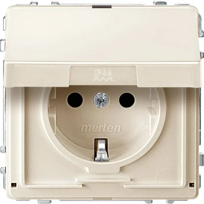 Afbeelding van Merten MEG2310 7244 Wandcontactdoos AquaDesign Wit