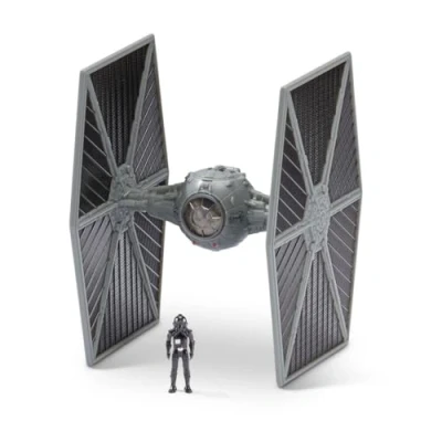 Afbeelding van Bizak Star Wars Nave 8 cm Tie Fighter grijs, met 1 figuur (62610004)