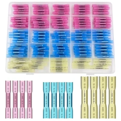 Afbeelding van Legpador 200 stuks krimpkous, elektrische connector, kabelschoen, draadverbindingsset, waterdicht, krimpkousen, voor auto&#039;s en motorfietsen