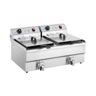 Afbeelding van Royal Catering Elektrische friteuse 2 x 16 L 400 V