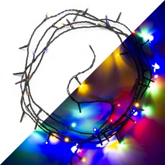 Afbeelding van Standaard kerstverlichting 6.4 meter Konstsmide (50 LEDs, Binnen, Gekleurd)