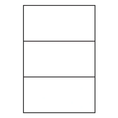 Afbeelding van A4 etiketten 180 x 90 mm wit (100 vel)