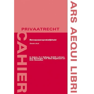 Afbeelding van Ars Aequi Cahiers Privaatrecht Beroepsaansprakelijkhied