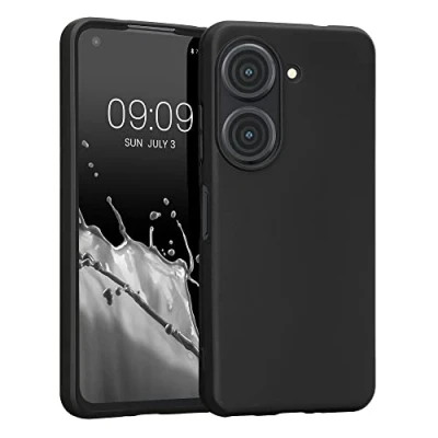 Afbeelding van kwmobile telefoonhoesje geschikt voor ASUS Zenfone 10 / 9 Hoesje smartphone Back cover in mat zwart