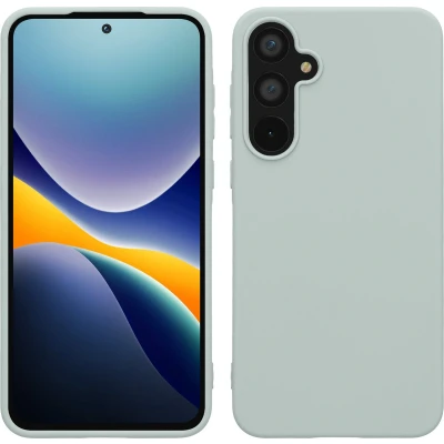 Afbeelding van kwmobile telefoonhoesje geschikt voor Samsung Galaxy A55 5G Hoesje smartphone Back cover in cool mint
