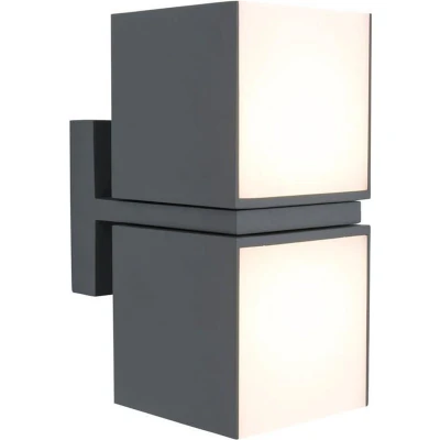 Afbeelding van Lutec CUBA 5193801118 LED buitenlamp (wand) Antraciet