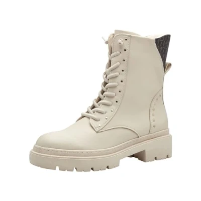 Afbeelding van Marco Tozzi Snowboots, Dames, Maat: 41, Cream comb Soft synthetic