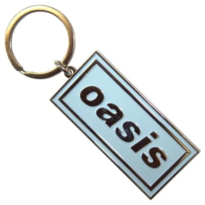 Afbeelding van Oasis Logo Sky Blue Sleutelhanger