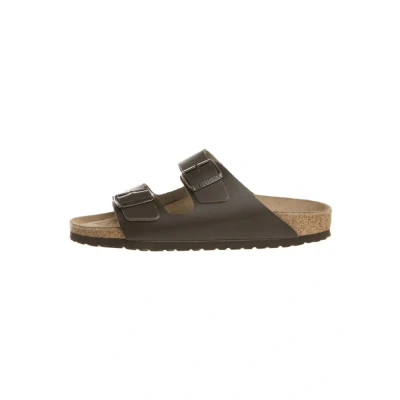 Afbeelding van Birkenstock Arizona Pantoffels, Maat: 35, Dunkelbraun Leer