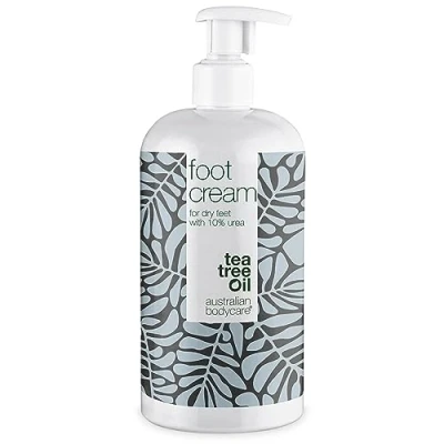 Afbeelding van Australian Bodycare Foot Cream 500 ml Verzorgende voetcrème met 10% Ureum &amp; 100% natuurlijke Tea Tree Olie Geschikt voor droge voeten om scheuren in je huid te voorkomen