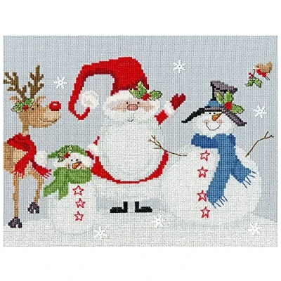 Afbeelding van Bothy Threads Karen Tye Bentley Snowy Friends borduren (pakket) XKTB02