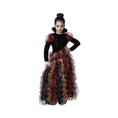 Afbeelding van Kostuums voor Kinderen Vampiress Maat 5 6 Jaar