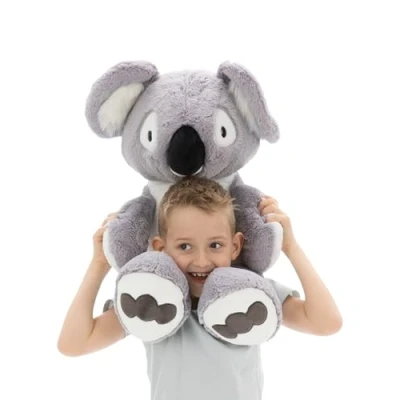 Afbeelding van NICI Koala Barry pluche knuffeldier, 70 cm, grijs, zacht pluche, schattig dier om te knuffelen, voor kinderen en volwassenen, geweldig cadeau idee, 61725