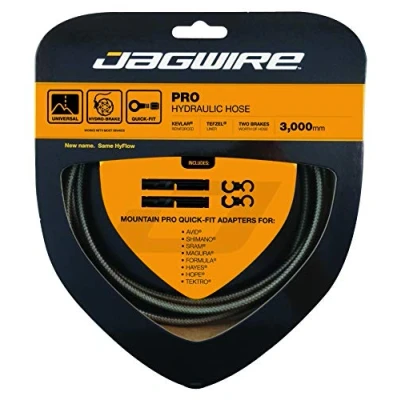 Image de Tuyau hydraulique Jagwire Mountain Pro 3 mètres Argent Carbone