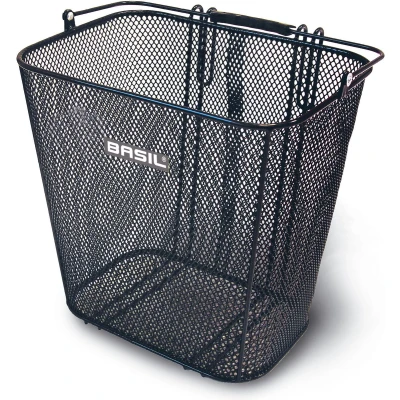 Afbeelding van Fietsmand Basil Cardiff 35 x 29 cm zwart