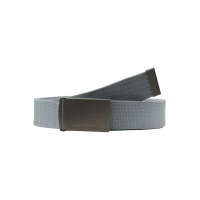 Afbeelding van Urban Classics Single Riem, Heren, Maat: One Size, Grey/silver