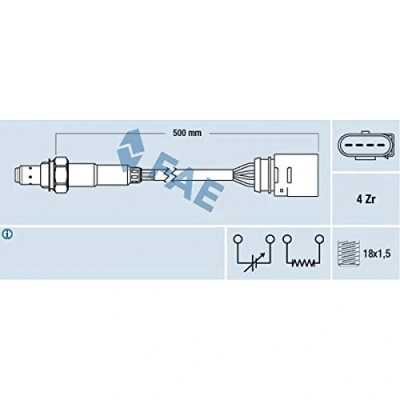 Afbeelding van Fae Lambda sonde 77138