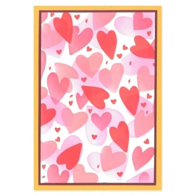 Afbeelding van Sizzix Layered Stencils A6 Mark Making Hearts 4pcs