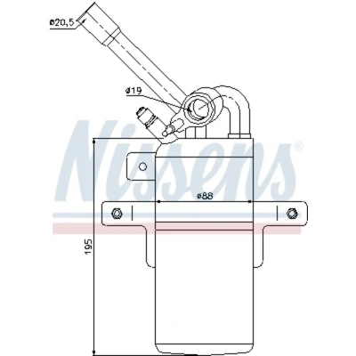 Afbeelding van Nissens Airco droger/filter 95331