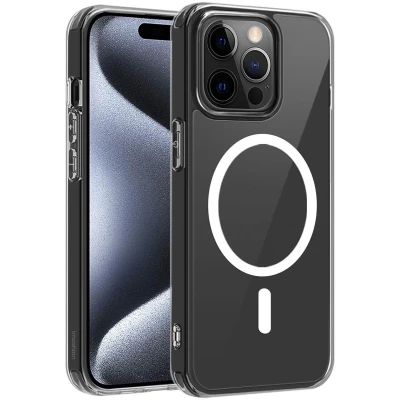 Afbeelding van imoshion Hoesje geschikt voor iPhone 15 Pro Protective Backcover MagSafe Transparant