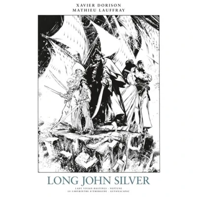 Image de Long John Silver intégrale N&amp;B