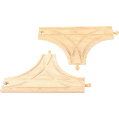 Afbeelding van Bigjigs Gabelung Speelgoedtreinbaan voor kinderen, Maat: One Size, Brown