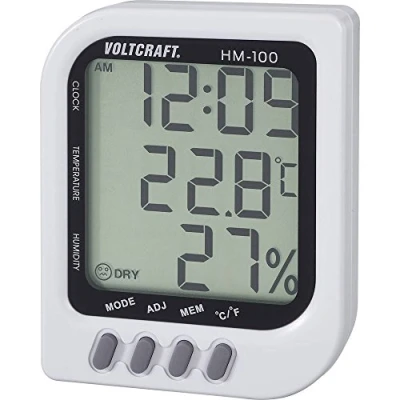 Afbeelding van VOLTCRAFT HM 100 Luchtvochtigheidsmeter (hygrometer) 20 % Hrel 90