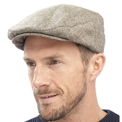 Afbeelding van Tom Franks Traditionele platte pet voor heren, Bruin
