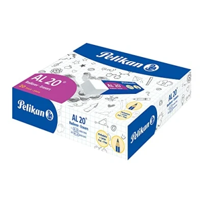 Afbeelding van Pelikan Witte Potloodgom Al Doos Van 20 Stuks Gum