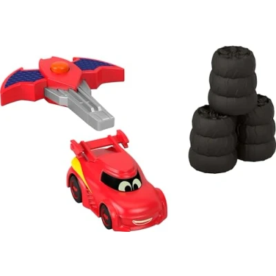 Afbeelding van Fisher Price Batwheels Sleutelauto Racer Redbird