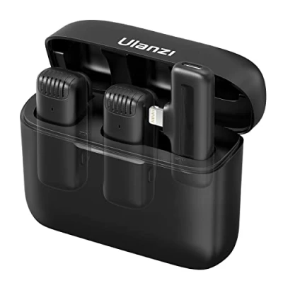 Afbeelding van Ulanzi J12 Draadloze smartphone microfoon Lightning voor iPhone 11/12/13/14 met oplaadbox