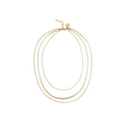 Afbeelding van Singularu MAAT Ketting goldcoloured, Dames, Maat: One Size, Gold coloured