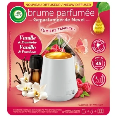 Afbeelding van Air Wick Essential Mist Automatische Luchtverfrisser Vanille &amp; Framboos Starter Kit 20ml