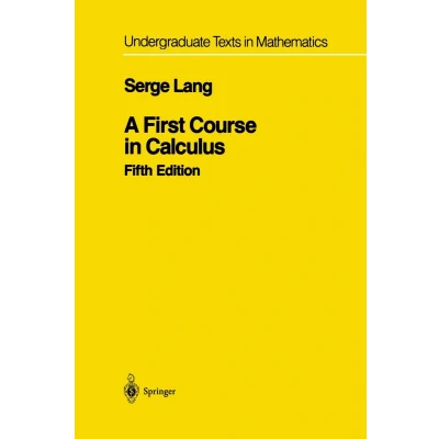 Afbeelding van A First Course in Calculus