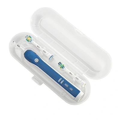Afbeelding van Nincha elektrische tandenborstel etui reisetui voor Braun Oral B serie kunststof reserve 1 handstuk en 2 opzetborstels (transparant)