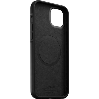 Afbeelding van Nomad Rugged Horween Leather iPhone 14 Mag hoesje zwart