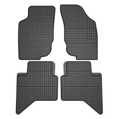 Afbeelding van FROGUM 547112 Vloermatset Rubber voor en achter 4 Zwart Op maat gemaakt TOYOTA: HILUX 3 Pick up