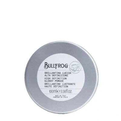 Afbeelding van Bullfrog High Definition Glossy Pomade Glanzend en Superfixerende Werkt 24 Uur 100ML