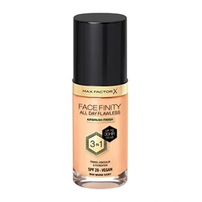 Afbeelding van Max Factor Facefinity All Day Flawless 3 in 1 Foundation W44 Warm Ivory 30 ml