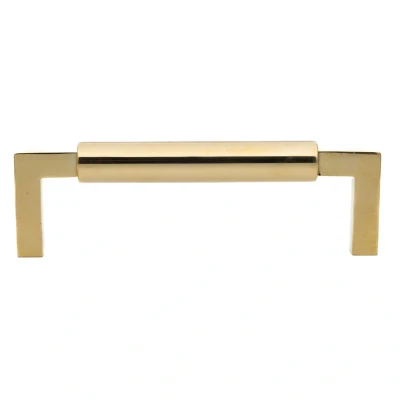 Afbeelding van Messtique Meubelgreep 103mm gepolijst messing ongelakt