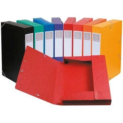 Image de Cartorel Boite De Classement Cartobox Dos 40mm Assortie Carton 10