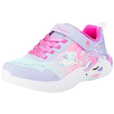 Afbeelding van Skechers Unicorn Dreams Sneakers laag voor kinderen, Maat: 32, Lavender/hot pink Textiel