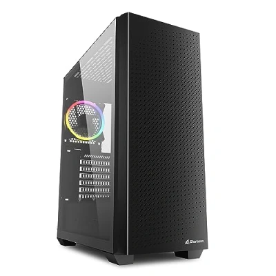 Afbeelding van Sharkoon VS9 RGB Tower PC behuizing Zwart