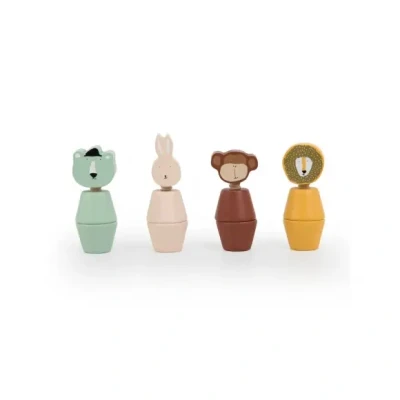 Afbeelding van Trixie Houten Schroefdieren, 12dlg.