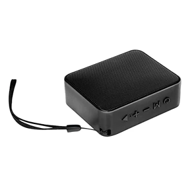 Afbeelding van LogiLink SP0057 Compacte Bluetooth 5.0 luidspreker voor het afspelen van muziek (microSD, USB A, AUX) en geïntegreerde FM radio, ondersteunt handsfree bellen, zwart