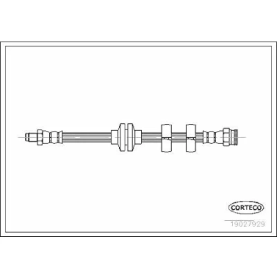 Afbeelding van CORTECO 19027929 Remslang 410 ALFA ROMEO: Spider, FIAT: Stilo Hatchback