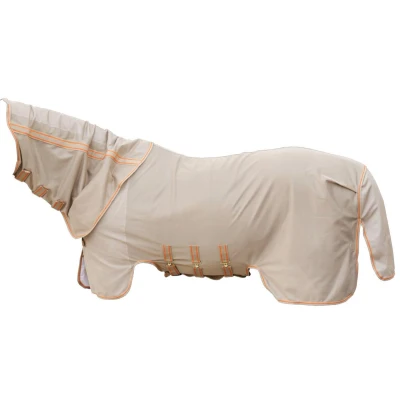 Afbeelding van Kentucky Vliegendeken Comfort Mesh Beige/Oranje